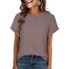image:imageANRABESS Womens Oversized Short Sleeve T ShirtsBrown