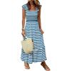 Blue White Stripes