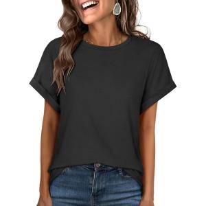 image:imageANRABESS Womens Oversized Short Sleeve T ShirtsBlack
