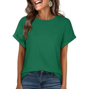 image:imageANRABESS Womens Oversized Short Sleeve T ShirtsGreen