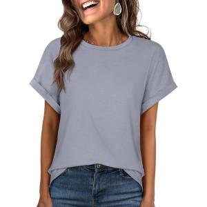 image:imageANRABESS Womens Oversized Short Sleeve T ShirtsGrey