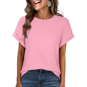 image:imageANRABESS Womens Oversized Short Sleeve T ShirtsPink