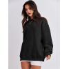 image:imageANRABESS Oversized Sweatshirt for Women Crewneck Y2K Hoodies Fleece Casual Comfy Pullover Top Fall Outfits Clothes 2025Black