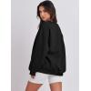 image:imageANRABESS Oversized Sweatshirt for Women Crewneck Y2K Hoodies Fleece Casual Comfy Pullover Top Fall Outfits Clothes 2025Black
