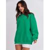 image:imageANRABESS Oversized Sweatshirt for Women Crewneck Y2K Hoodies Fleece Casual Comfy Pullover Top Fall Outfits Clothes 2025Grass
