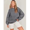 image:imageANRABESS Oversized Sweatshirt for Women Crewneck Y2K Hoodies Fleece Casual Comfy Pullover Top Fall Outfits Clothes 2025Gray