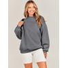 image:imageANRABESS Oversized Sweatshirt for Women Crewneck Y2K Hoodies Fleece Casual Comfy Pullover Top Fall Outfits Clothes 2025Gray