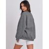 image:imageANRABESS Oversized Sweatshirt for Women Crewneck Y2K Hoodies Fleece Casual Comfy Pullover Top Fall Outfits Clothes 2025Gray