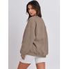 image:imageANRABESS Oversized Sweatshirt for Women Crewneck Y2K Hoodies Fleece Casual Comfy Pullover Top Fall Outfits Clothes 2025Light Brown