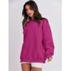 image:imageANRABESS Oversized Sweatshirt for Women Crewneck Y2K Hoodies Fleece Casual Comfy Pullover Top Fall Outfits Clothes 2025Light Pink