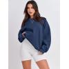 image:imageANRABESS Oversized Sweatshirt for Women Crewneck Y2K Hoodies Fleece Casual Comfy Pullover Top Fall Outfits Clothes 2025Navy Blue