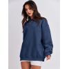 image:imageANRABESS Oversized Sweatshirt for Women Crewneck Y2K Hoodies Fleece Casual Comfy Pullover Top Fall Outfits Clothes 2025Navy Blue
