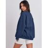 image:imageANRABESS Oversized Sweatshirt for Women Crewneck Y2K Hoodies Fleece Casual Comfy Pullover Top Fall Outfits Clothes 2025Navy Blue