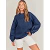 image:imageANRABESS Oversized Sweatshirt for Women Crewneck Y2K Hoodies Fleece Casual Comfy Pullover Top Fall Outfits Clothes 2025Navy Blue
