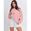 image:imageANRABESS Oversized Sweatshirt for Women Crewneck Y2K Hoodies Fleece Casual Comfy Pullover Top Fall Outfits Clothes 2025Pink