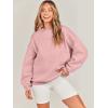 image:imageANRABESS Oversized Sweatshirt for Women Crewneck Y2K Hoodies Fleece Casual Comfy Pullover Top Fall Outfits Clothes 2025Pink