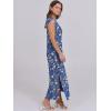 image:imageANRABESS Summer Dress for Women 2026 Maxi Sundresses Casual Cap Sleeve Crew Neck Loose Split Beach Travel Vacation OutfitsFloral Light Blue
