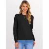 image:imageANRABESS Sweaters for Women 2025 Long Sleeve Crewneck Loose Fit Lightweight Knit Basic Fall Sweater OutfitsBlack
