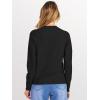 image:imageANRABESS Sweaters for Women 2025 Long Sleeve Crewneck Loose Fit Lightweight Knit Basic Fall Sweater OutfitsBlack