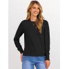 image:imageANRABESS Sweaters for Women 2025 Long Sleeve Crewneck Loose Fit Lightweight Knit Basic Fall Sweater OutfitsBlack