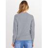 image:imageANRABESS Sweaters for Women 2025 Long Sleeve Crewneck Loose Fit Lightweight Knit Basic Fall Sweater OutfitsGrey