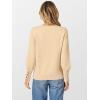 image:imageANRABESS Sweaters for Women Long Sleeve Crewneck Casual Loose Wool Blend Soft Knit Pullover Tops 2025 Fall Fashion OutfitsApricot