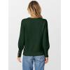 image:imageANRABESS Sweaters for Women Long Sleeve Crewneck Casual Loose Wool Blend Soft Knit Pullover Tops 2025 Fall Fashion OutfitsDeep Green