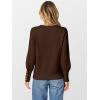image:imageANRABESS Sweaters for Women Long Sleeve Crewneck Casual Loose Wool Blend Soft Knit Pullover Tops 2025 Fall Fashion OutfitsMocha