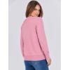 image:imageANRABESS Sweaters for Women Long Sleeve Lightweight Crewneck Soft Basic Knit Loose Fit Pullover Top 2025 Fall Trendy OutfitsCoral Pink
