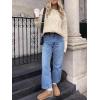 image:imageANRABESS Sweaters for Women Oversized Cable Knit Fall Long Sleeve Crewneck Casual Pullover Sweater Tops 2025 Winter OutfitsApricot