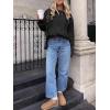 image:imageANRABESS Sweaters for Women Oversized Cable Knit Fall Long Sleeve Crewneck Casual Pullover Sweater Tops 2025 Winter OutfitsBlack