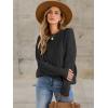 image:imageANRABESS Sweaters for Women Oversized Cable Knit Fall Long Sleeve Crewneck Casual Pullover Sweater Tops 2025 Winter OutfitsBlack