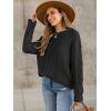image:imageANRABESS Sweaters for Women Oversized Cable Knit Fall Long Sleeve Crewneck Casual Pullover Sweater Tops 2025 Winter OutfitsBlack