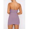 image:imageANRABESS Women 2 Piece Skirt Sets Summer Strapless Crop Top Matching Bodycon Sexy Going Out Mini Club Dress Outfit ClothesLight Purple