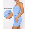 image:imageANRABESS Women 2 Piece Skirt Sets Summer Strapless Crop Top Matching Bodycon Sexy Going Out Mini Club Dress Outfit ClothesSky