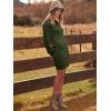 image:imageANRABESS Women Long Sleeve Turtle Mock Neck Rib Knit Stretch Slim Fitted Bodycon Sweater Mini Short Dress 2025 Fall OutfitsArmy Green