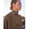 image:imageANRABESS Women Quarter Zip Oversized Casual Loose Rib Knit Cozy Pullover Sweaters Top 2025 Fall Fashion Outfits ClothesAlmond