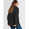 image:imageANRABESS Women Quarter Zip Oversized Casual Loose Rib Knit Cozy Pullover Sweaters Top 2025 Fall Fashion Outfits ClothesBlack