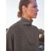 image:imageANRABESS Women Quarter Zip Oversized Casual Loose Rib Knit Cozy Pullover Sweaters Top 2025 Fall Fashion Outfits ClothesGray Coffee