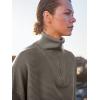 image:imageANRABESS Women Quarter Zip Oversized Casual Loose Rib Knit Cozy Pullover Sweaters Top 2025 Fall Fashion Outfits ClothesGray Khaki