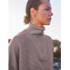 image:imageANRABESS Women Quarter Zip Oversized Casual Loose Rib Knit Cozy Pullover Sweaters Top 2025 Fall Fashion Outfits ClothesRed Apricot