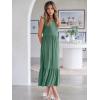 image:imageANRABESS Women Summer Casual Sleeveless Crewneck Sundress Aline Flowy Tiered Maxi Long Beach Dress Vacation OutfitsGrass