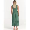 image:imageANRABESS Women Summer Casual Sleeveless Crewneck Sundress Aline Flowy Tiered Maxi Long Beach Dress Vacation OutfitsGrass