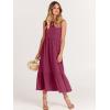 image:imageANRABESS Women Summer Casual Sleeveless Crewneck Sundress Aline Flowy Tiered Maxi Long Beach Dress Vacation OutfitsPurple