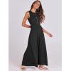 image:imageANRABESS Women Summer Casual Sleeveless Maxi Sundress Button Fit amp Flare ALine Flowy Long Dresses 2026 Beach OutfitsBlack
