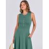 image:imageANRABESS Women Summer Casual Sleeveless Maxi Sundress Button Fit amp Flare ALine Flowy Long Dresses 2026 Beach OutfitsGrass