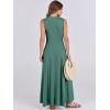image:imageANRABESS Women Summer Casual Sleeveless Maxi Sundress Button Fit amp Flare ALine Flowy Long Dresses 2026 Beach OutfitsGrass