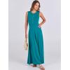 image:imageANRABESS Women Summer Casual Sleeveless Maxi Sundress Button Fit amp Flare ALine Flowy Long Dresses 2026 Beach OutfitsLake