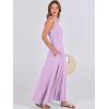 image:imageANRABESS Women Summer Casual Sleeveless Maxi Sundress Button Fit amp Flare ALine Flowy Long Dresses 2026 Beach OutfitsLight Purple