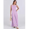 image:imageANRABESS Women Summer Casual Sleeveless Maxi Sundress Button Fit amp Flare ALine Flowy Long Dresses 2026 Beach OutfitsLight Purple